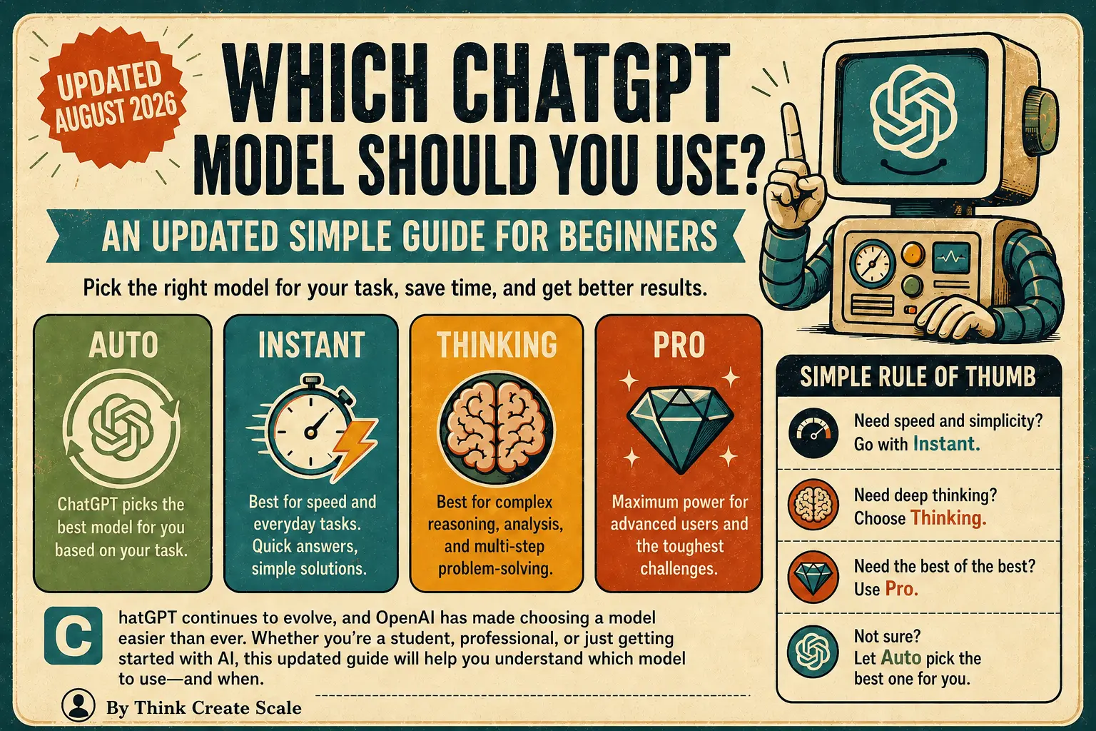 Which ChatGPT Model Should You Use? An Updated Simple Guide for Beginners